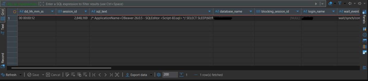 sp_mysqlactive